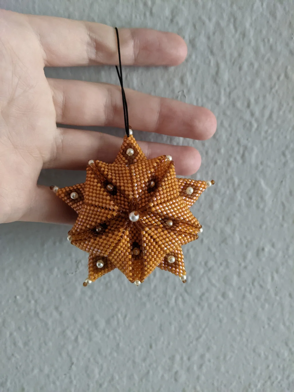 Handcrafted Beaded Star Ornament